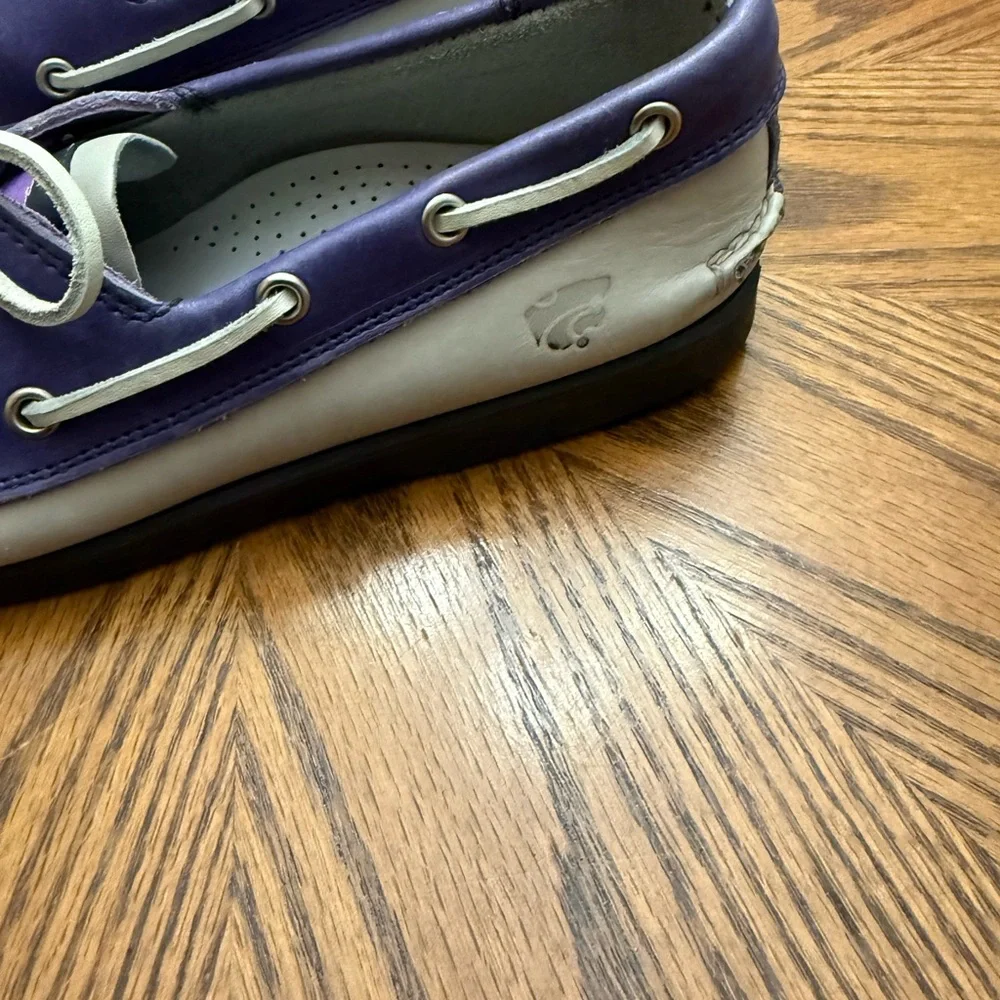 K-State Boat ShoesClassic Blue and White Boat Shoes